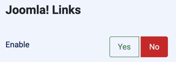 jce joomla links disable